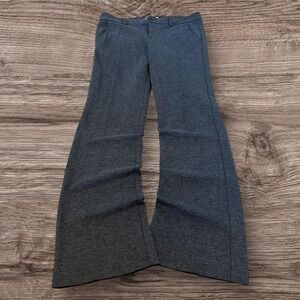 Grunge Y2K Flared Wool Blend Gray Dress Pants (32x32)